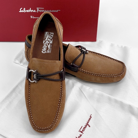 ⚡️SOLD! SALVATORE FERRAGAMO Brown Sahara Moccasins - Picture 3 of 8